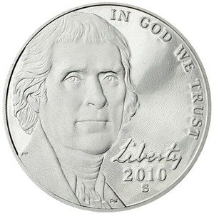 2010 S Jefferson Nickel PF