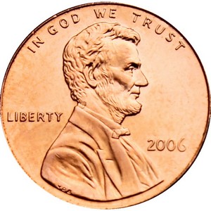 2006 Lincoln Cent Memorial Reverse BU