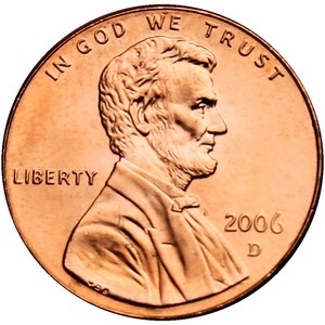 2006 D Lincoln Cent Memorial Reverse BU
