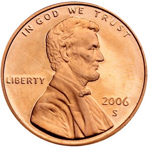 2006 S Lincoln Cent Memorial Reverse PF