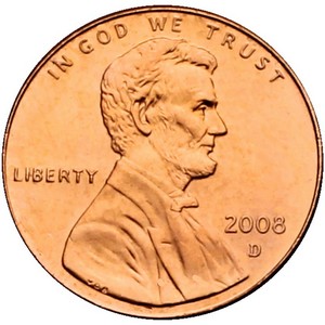 2008 D Lincoln Cent Memorial Reverse BU