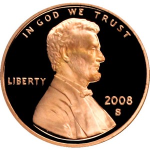 2008 S Lincoln Cent Memorial Reverse PF