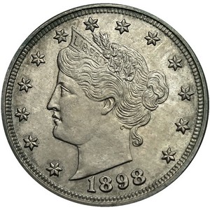 1898 Liberty Nickel AG/G