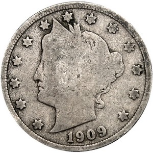 1909 Liberty Nickel AG/G