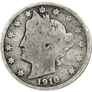 1910 Liberty Nickel AG/G