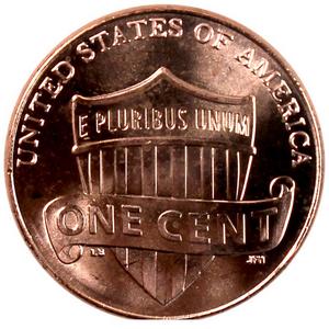 2012 P Lincoln Shield Cent UNC