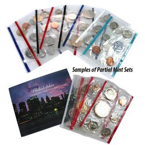 Partial Mint Set Package UNC Dates Our Choice