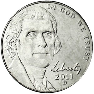 2011 D Jefferson Nickel BU