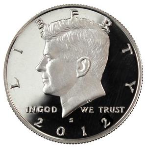 2012 S Silver Kennedy Half Dollar PF