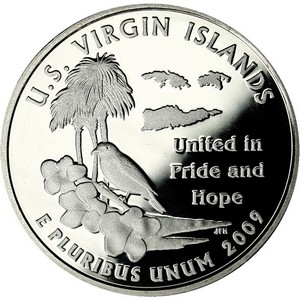 2009 S US Virgin Islands US Territories Quarter PF