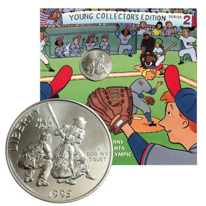 1995 S Olympic Baseball Half Dollar Young Collectors Edition Series 2