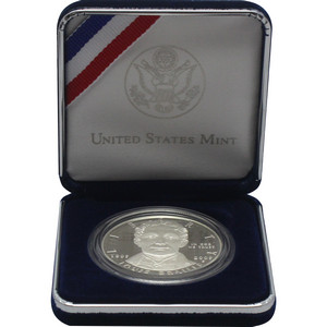 2009 P Louis Braille Bicentennial Silver Dollar PF