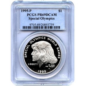 1995 P Special Olympics Silver Dollar PR69 DCAM PCGS