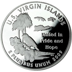 2009 S Silver US Virgin Islands US Territories Quarter PF