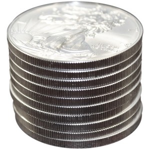 2012 Silver American Eagle BU 10 PC