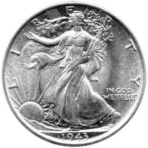 1947 Silver Walking Liberty Half Dollar BU