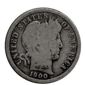 1914 Silver Barber Dime G/VG