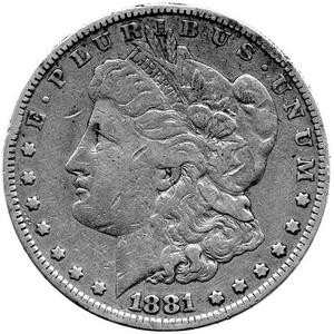 1921 Morgan Silver Dollar VG