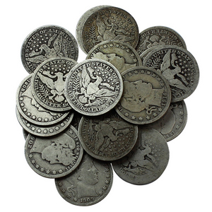 20pc Circulated Silver Barber Half Dollar Grab Bag