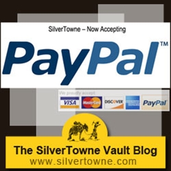 For Your Convenience – SilverTowne Now Accepting PayPal™