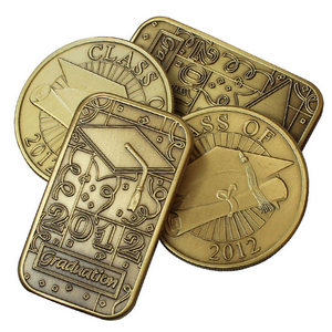 Our Choice Design Bronze Graduation Medallion or Ingot Dated 2012