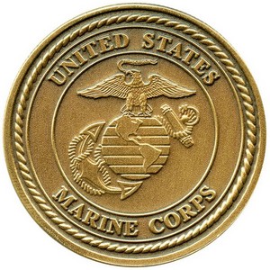US Marines Bronze Medallion