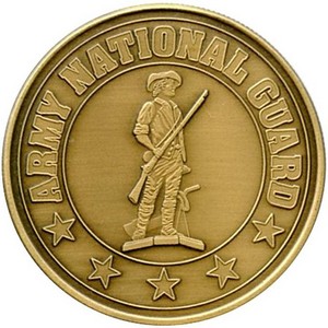 US Army National Guard Bronze Medallion