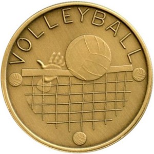 Volleyball Bronze Medallion