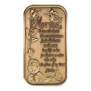 Mother Poem Bronze Bar