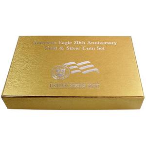 OGP Box for United States Mint American Eagle 20th Anniversary Gold and Silver Coin Set