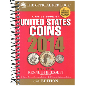 2014 The Official Red Book Guide of U.S. Coins Spiral Bound