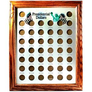 Presidential Dollars Oak Frame