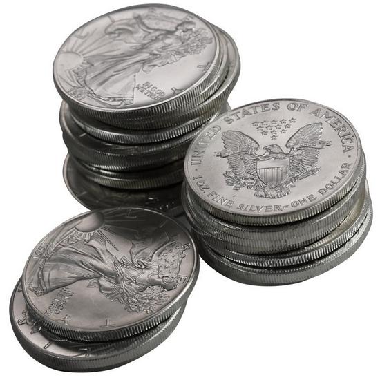 Silver American Eagle Grab Bag Date Our Choice 20pc
