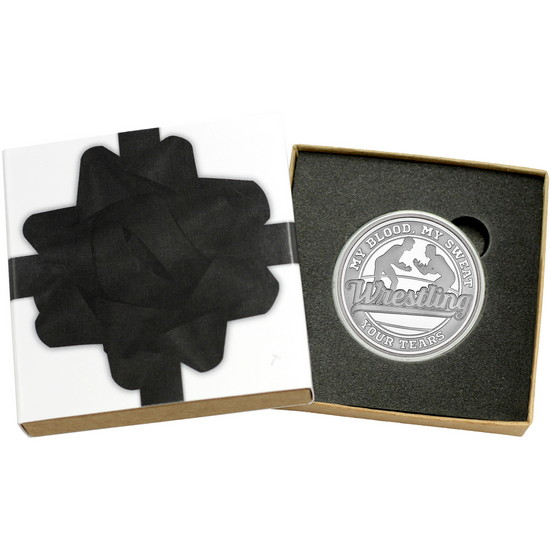 Wrestling 1oz .999 Silver Medallion