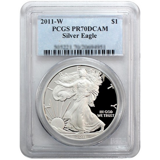 2011 W Silver American Eagle PR70 DCAM PCGS