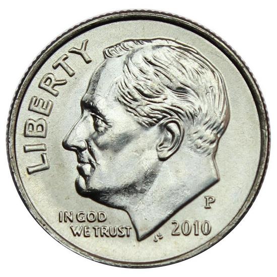 2010 P Roosevelt Dime BU