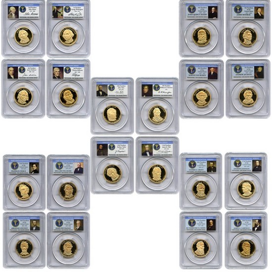 Presidential Dollars 5 Year 20 PC Set PR69 DCAM  PCGS