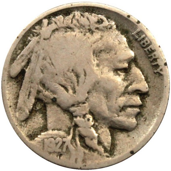 1927 D Buffalo Nickel F/VF