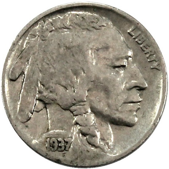 1937 S Buffalo Nickel G/VG