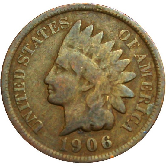 1906 Indian Head Cent G/VG