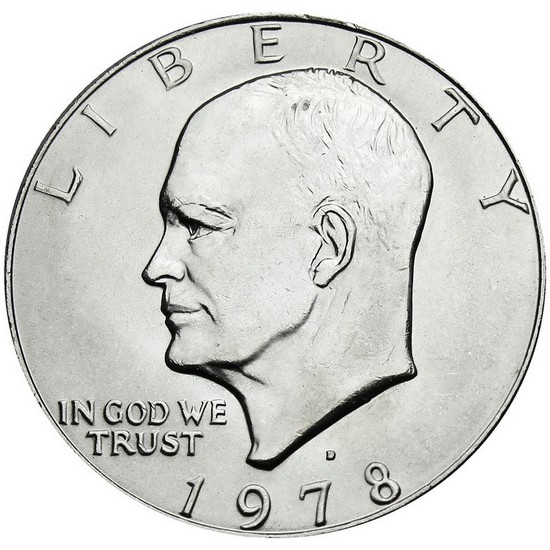 1978 D Eisenhower Dollar BU