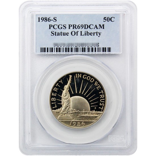 1986 S Statue of Liberty Half Dollar PR69 DCAM PCGS
