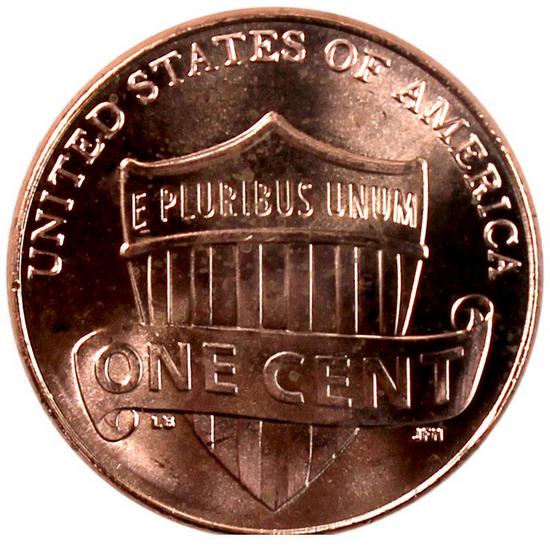 2012 P Lincoln Shield Cent UNC