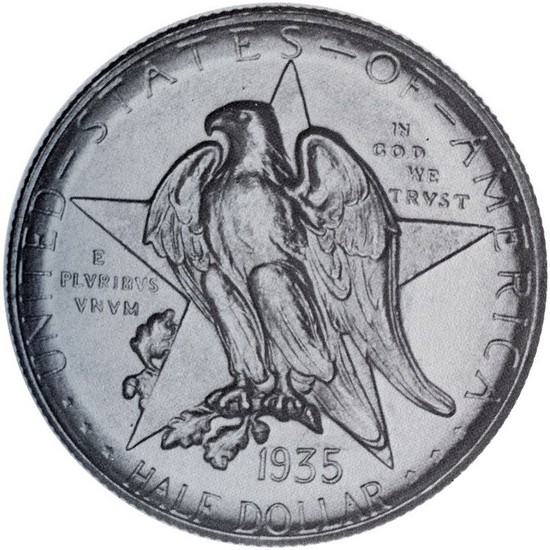 1934 Texas Independence Centennial Half Dollar BU