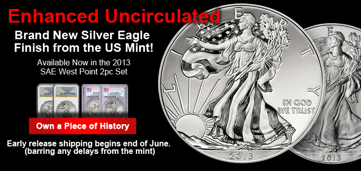 2013 American Silver Eagle West Point