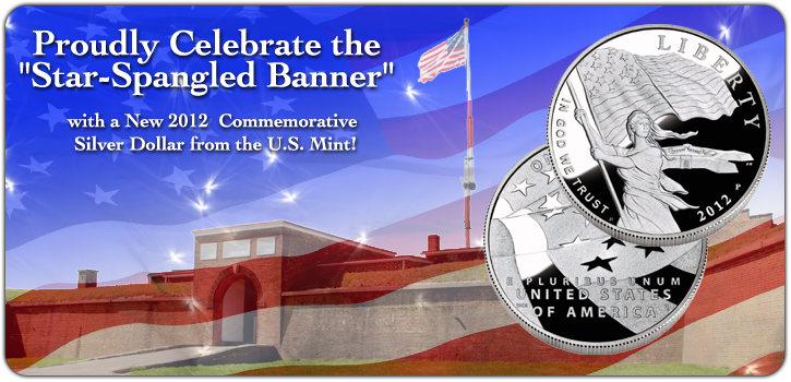 2012 Silver Star Spangled Banner Commemoratives