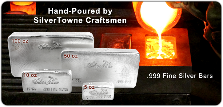 SilverTowne Hand-Poured Silver Bars
