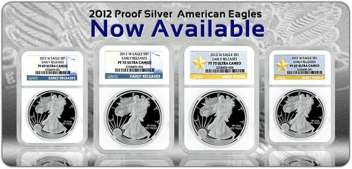 2012 Proof Silver American Eagles