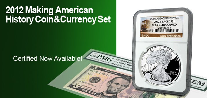 2012 Making American History Coin & Currency Set