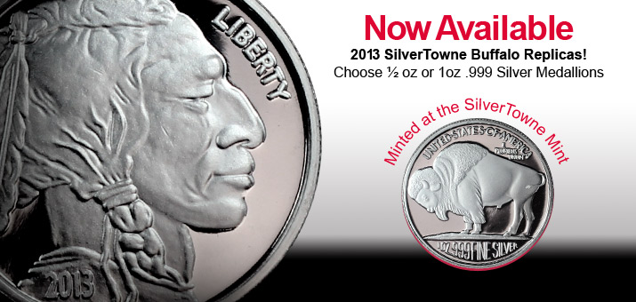 2013 SilverTowne Buffalo Replicas